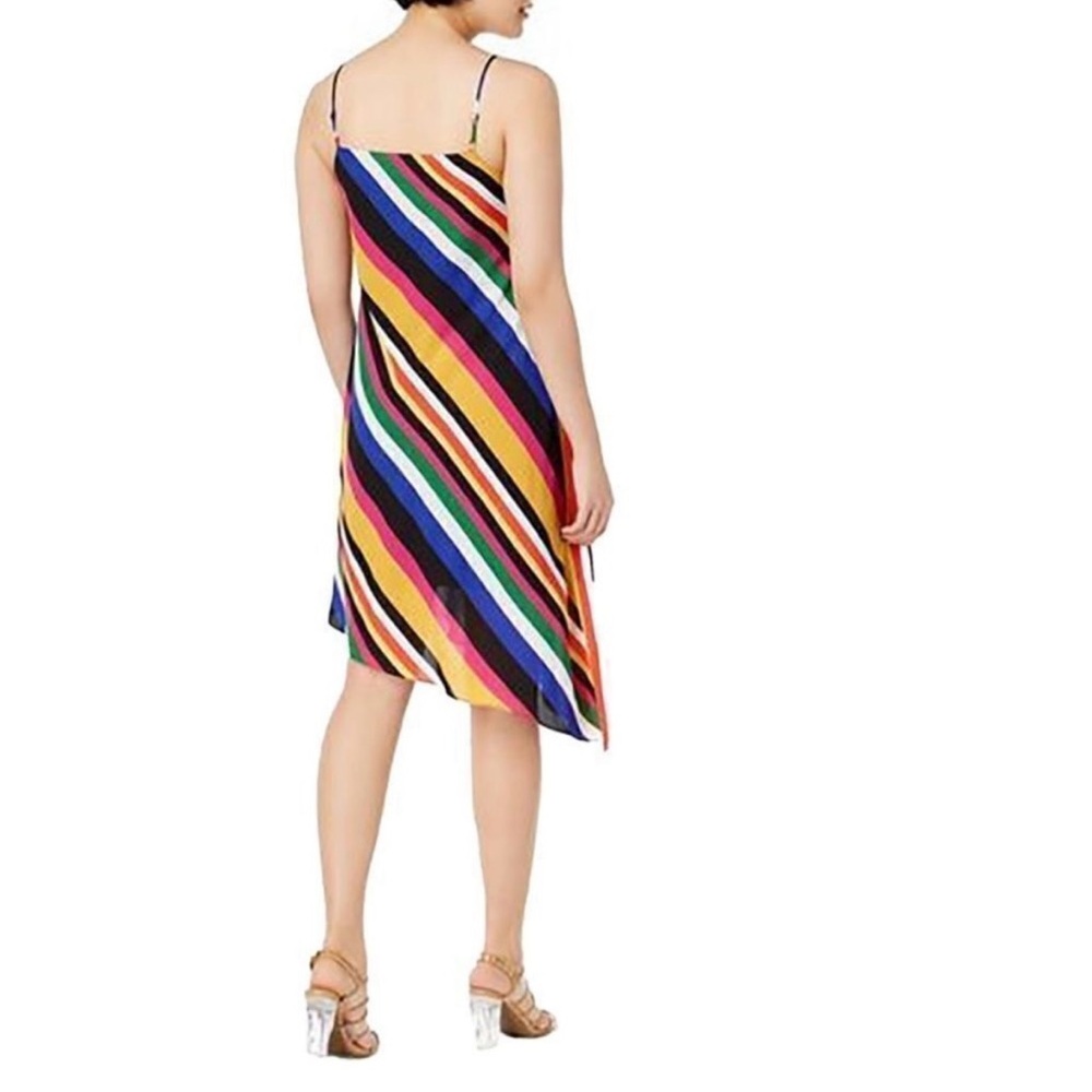 Bar Iii Multicolor Striped Women's Dress